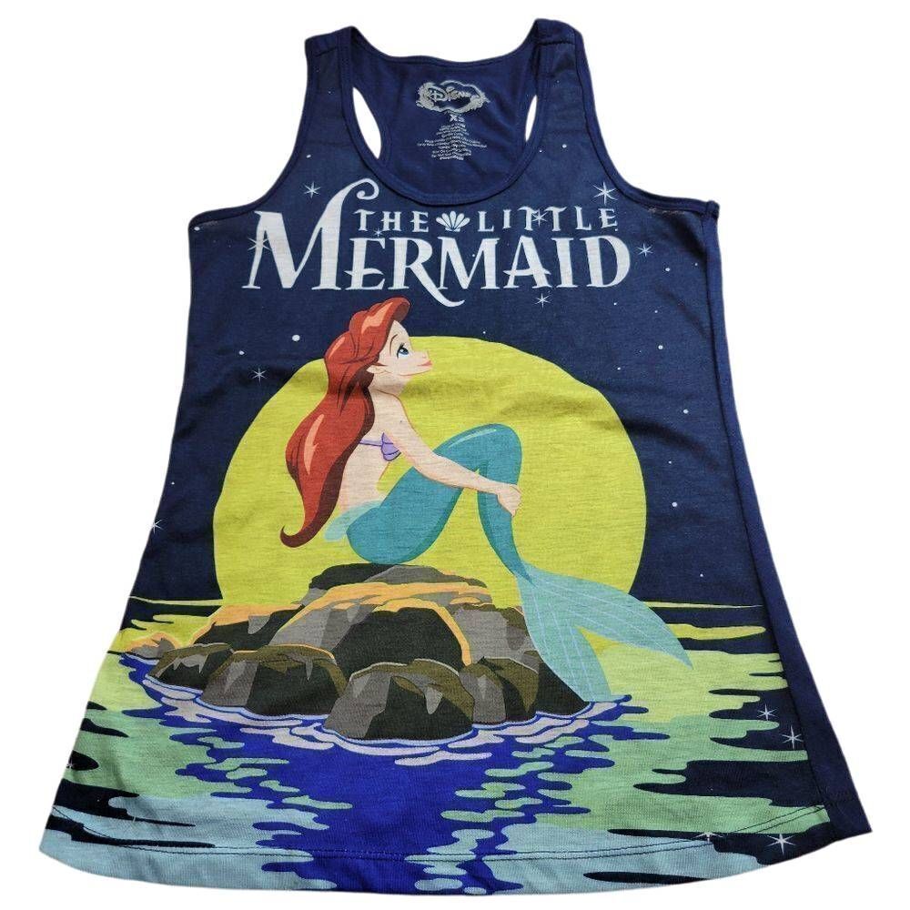 Disney Little Mermaid razorback tank top XS